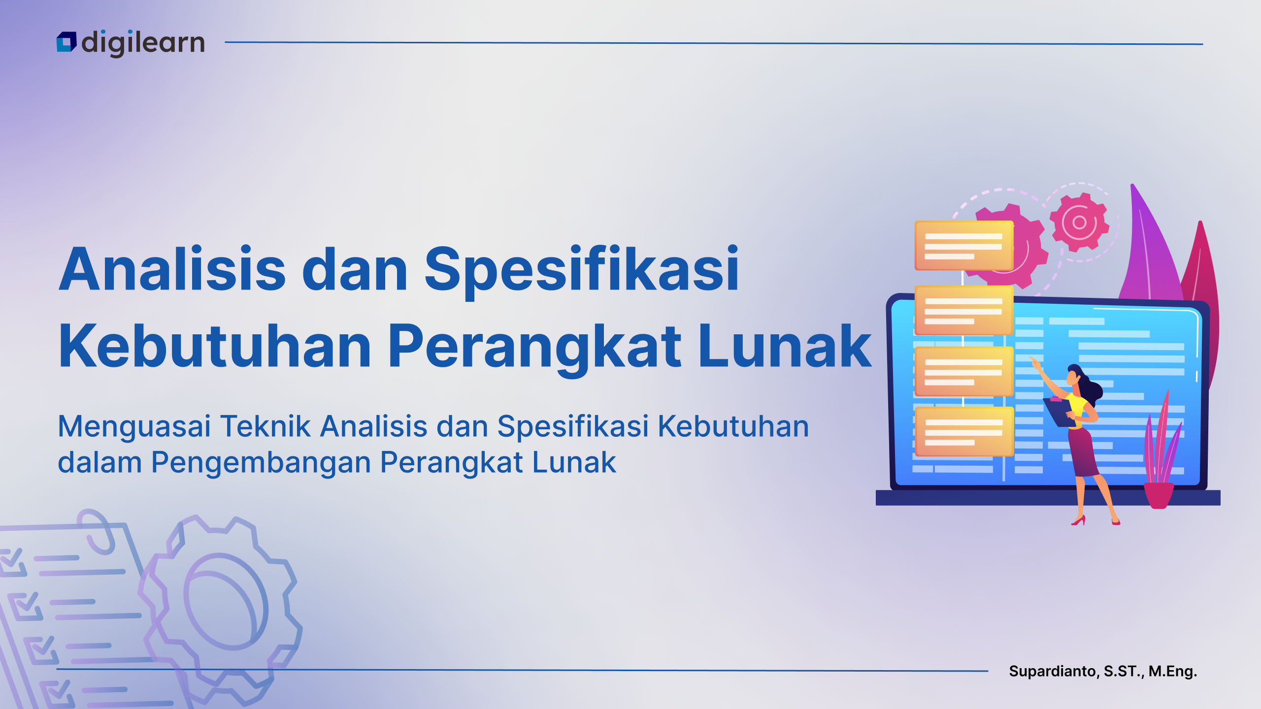 Analisis dan Spesifikasi Kebutuhan Perangkat Lunak
